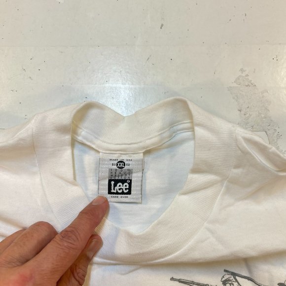 Vintage LEE 1990s Unworn Sons of Confederate Veterans Racing Tee Shirt XXL - Picture 5 of 7